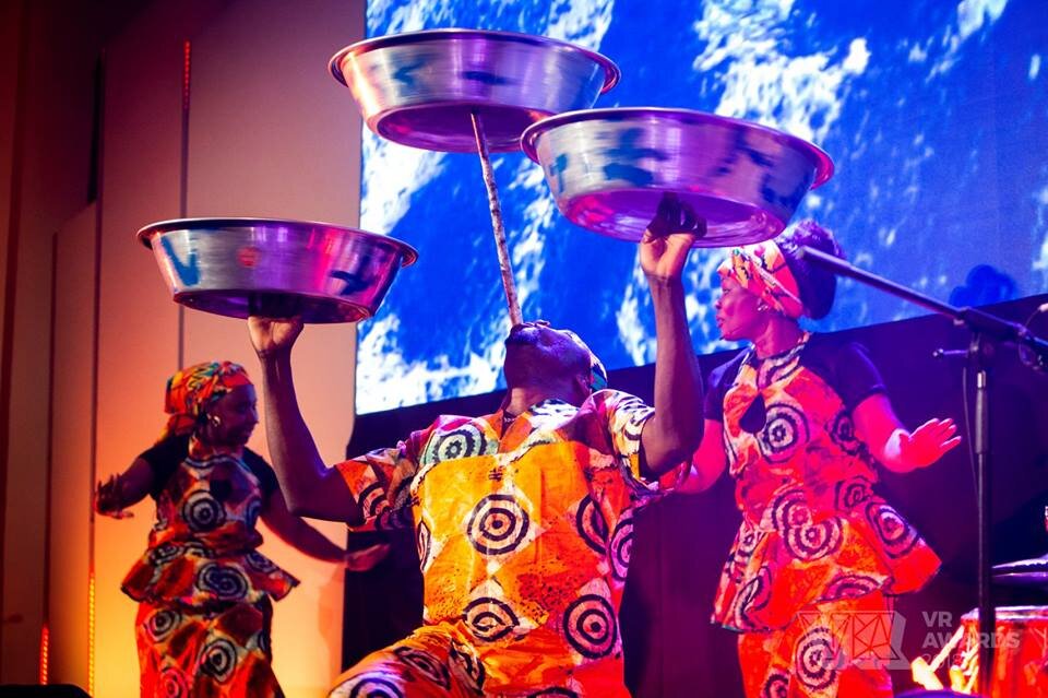 African Acrobatic Performers